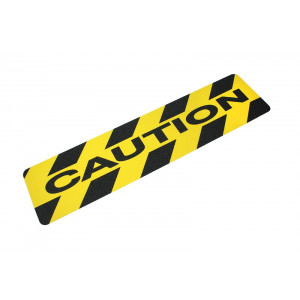 Anti slip traptrede fijne korrel Caution 150x610 mm